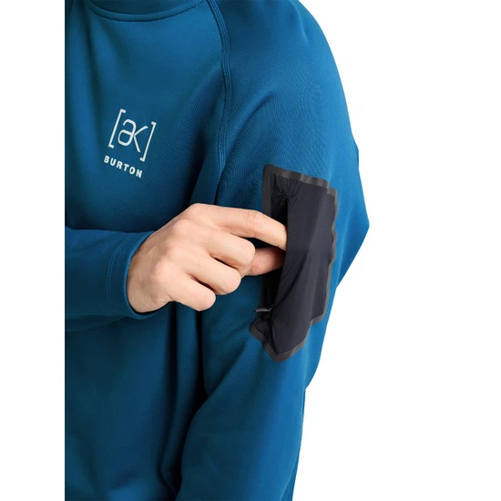 Bluza Aktywna Burton AK Baker Stretch Crew (Blue Teal) FW26_4 thumbnail