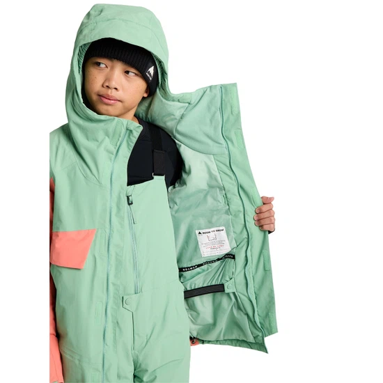 Dziecięca Kurtka Snowboardowa Burton Ascutney 2L (Soft Sage/Peach Echo) FW26_8 thumbnail