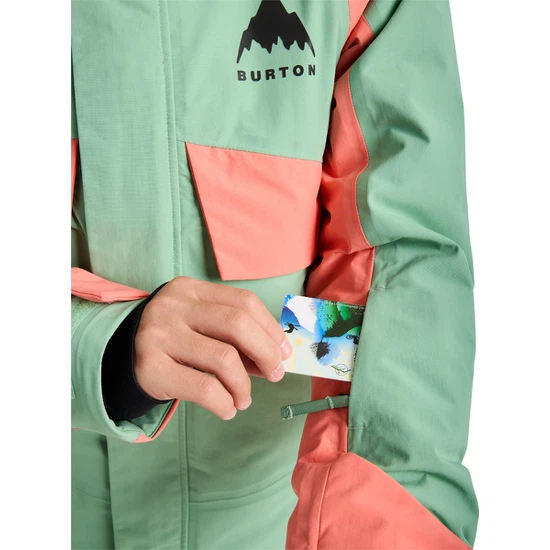 Dziecięca Kurtka Snowboardowa Burton Ascutney 2L (Soft Sage/Peach Echo) FW26_6 thumbnail