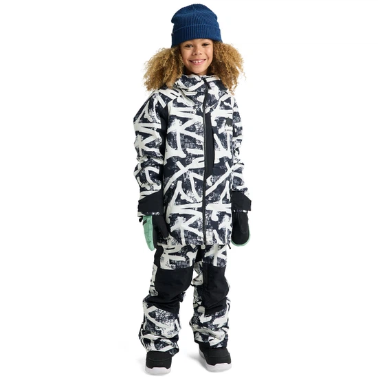 Dziecięca Kurtka Snowboardowa Burton Hillslope ( City Streets/True Black) FW26_3