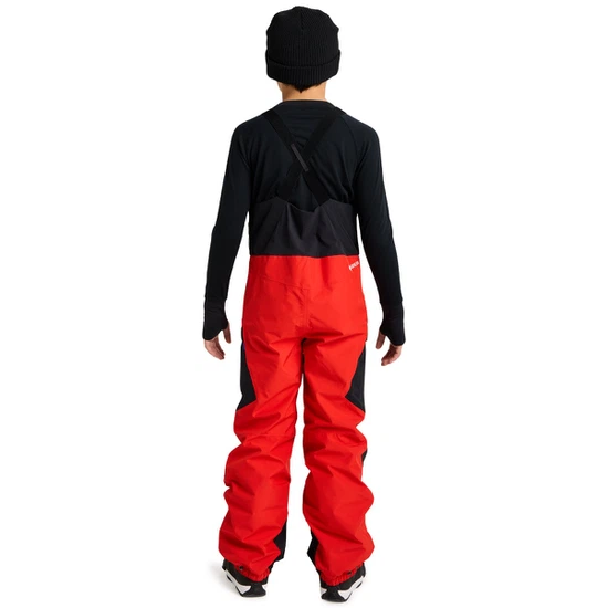 Dziecięce Spodnie Snowboardowe Burton GORE-TEX Powline Bib (Flame Scarlet/True Black) FW26_3