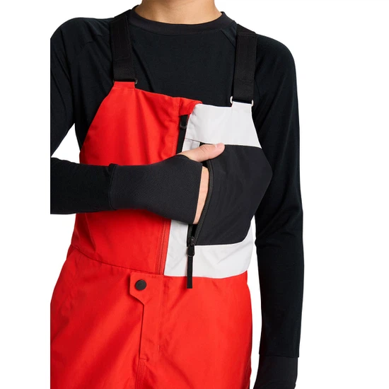 Dziecięce Spodnie Snowboardowe Burton GORE-TEX Powline Bib (Flame Scarlet/True Black) FW26_4