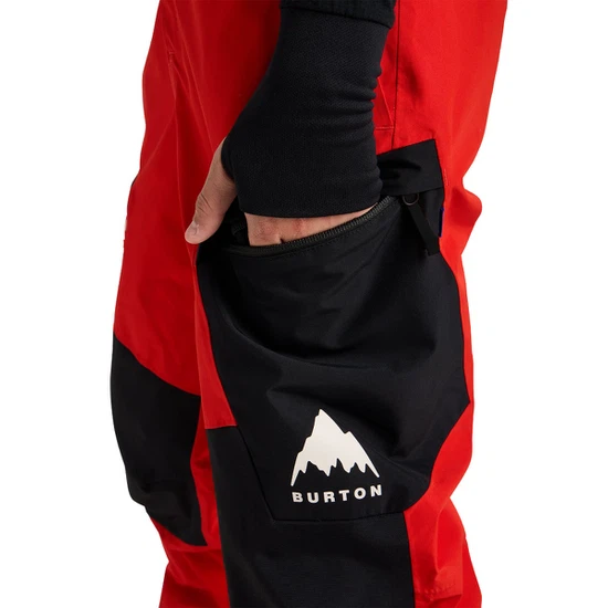 Dziecięce Spodnie Snowboardowe Burton GORE-TEX Powline Bib (Flame Scarlet/True Black) FW26_6