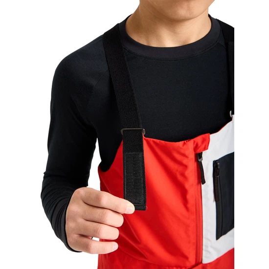 Dziecięce Spodnie Snowboardowe Burton GORE-TEX Powline Bib (Flame Scarlet/True Black) FW26_5 thumbnail