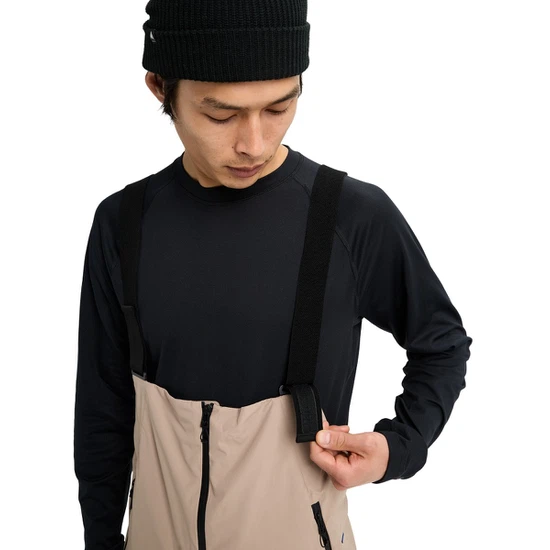 Spodnie Snowboardowe Burton AK GORE-TEX 2L Futuretrust Bib (Summit Taupe) FW26_4 thumbnail