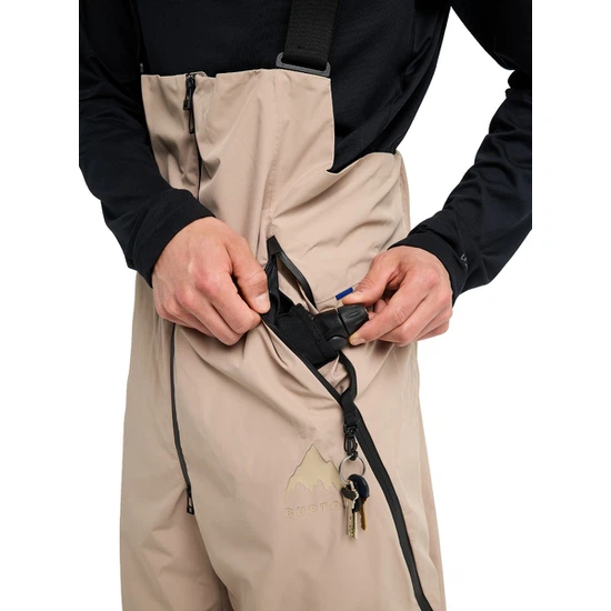 Spodnie Snowboardowe Burton AK GORE-TEX 2L Futuretrust Bib (Summit Taupe) FW26_5 thumbnail
