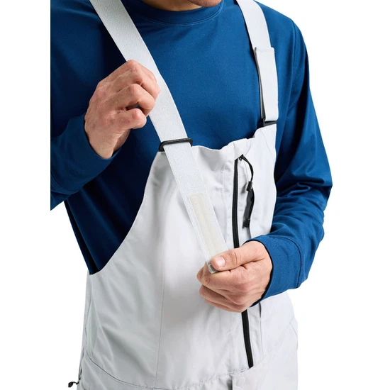 Męskie Spodnie Snowboardowe Burton Reserve GORE-TEX 2L Bib (Gray Cloud) FW26_4