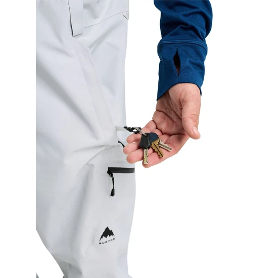 Męskie Spodnie Snowboardowe Burton Reserve GORE-TEX 2L Bib (Gray Cloud) FW26_6