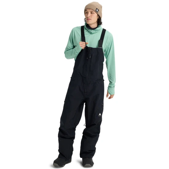 Męskie Spodnie Snowboardowe Burton Reserve GORE-TEX 2L Bib Short (True Black) FW26_1