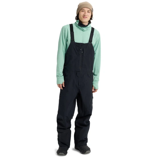 Męskie Spodnie Snowboardowe Burton Reserve GORE-TEX 2L Bib Tall (True Black) FW26_1