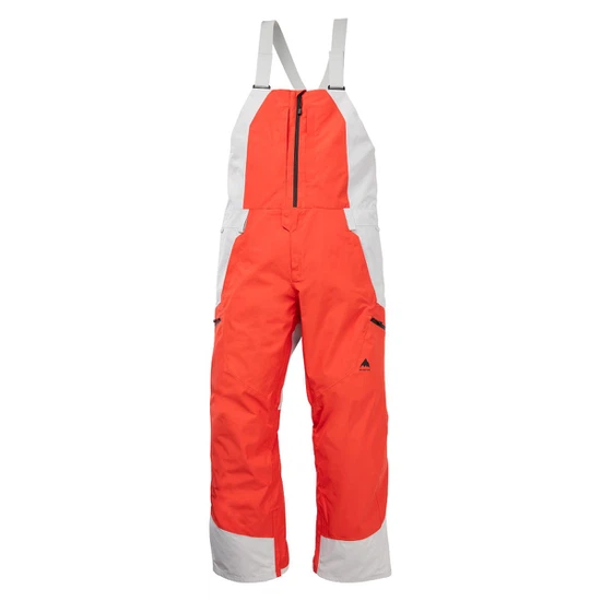 Męskie Spodnie Snowboardowe Burton Reserve GORE-TEX 2L Bib (Fiesta Red/Gray Cloud) FW26_8 thumbnail