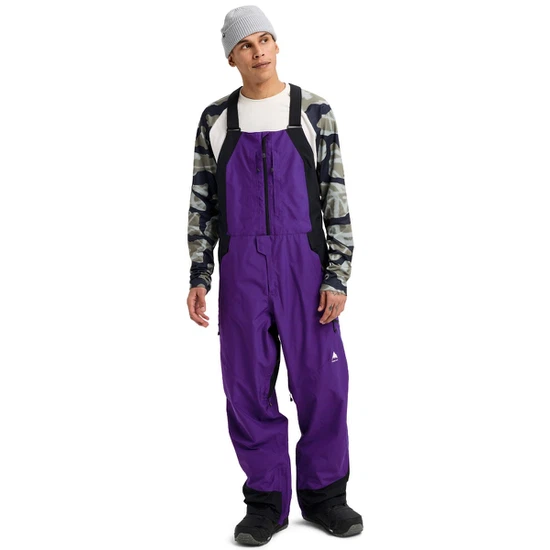 Męskie Spodnie Snowboardowe Burton Reserve GORE-TEX 2L Bib (Prism Violet/True Black) FW26_2 thumbnail