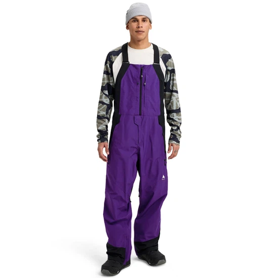 Męskie Spodnie Snowboardowe Burton Reserve GORE-TEX 2L Bib (Prism Violet/True Black) FW26_1 thumbnail