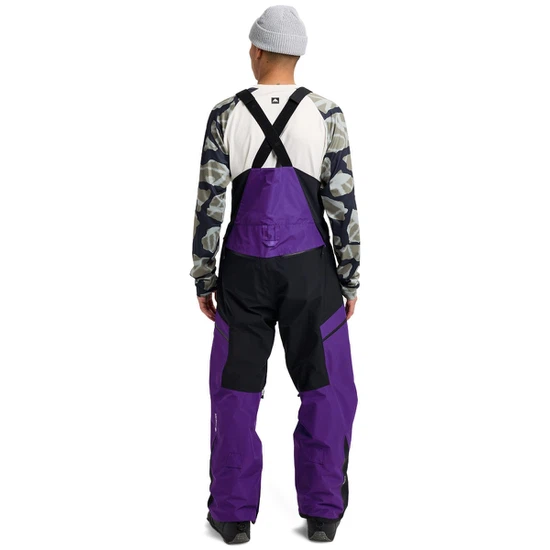 Męskie Spodnie Snowboardowe Burton Reserve GORE-TEX 2L Bib (Prism Violet/True Black) FW26_3 thumbnail