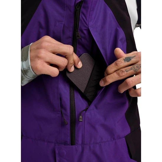 Męskie Spodnie Snowboardowe Burton Reserve GORE-TEX 2L Bib (Prism Violet/True Black) FW26_5 thumbnail