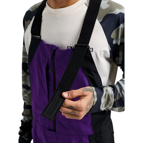 Męskie Spodnie Snowboardowe Burton Reserve GORE-TEX 2L Bib (Prism Violet/True Black) FW26_4 thumbnail