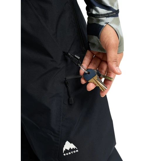 Damskie Spodnie Snowboardowe Burton Reserve GORE-TEX 2L Bib Short (True Black) FW26_5