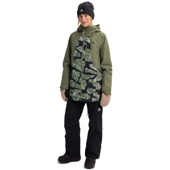 Damska Kurtka Snowboardowa Burton Reserve 2L Insulated (Forest Moss/Graffiti Camo) FW26_3