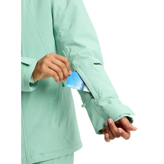 Damska Kurtka Snowboardowa Burton Reserve 2L Insulated Stretch (Soft Sage) FW26_6 thumbnail