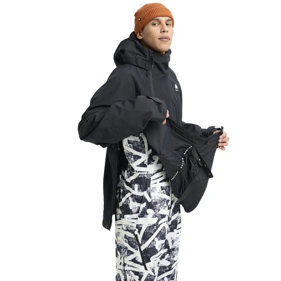 Kurtka Snowboardowa Burton Reserve 2L Relaxed Anorak (True Black) FW26_7 thumbnail