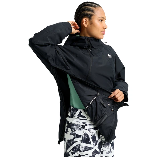 Damska Kurtka Snowboardowa Burton Reserve 2L Relaxed Anorak (True Black) FW26_8