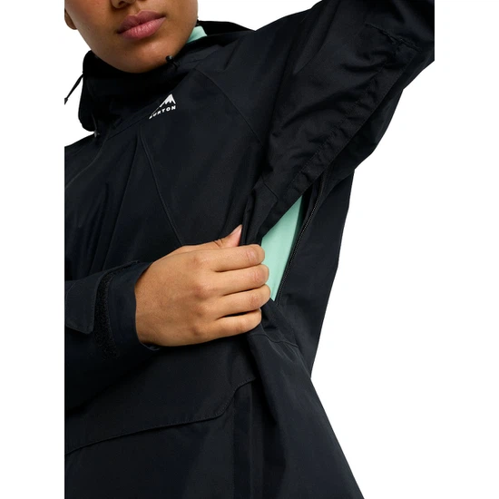 Damska Kurtka Snowboardowa Burton Reserve 2L Relaxed Anorak (True Black) FW26_7 thumbnail