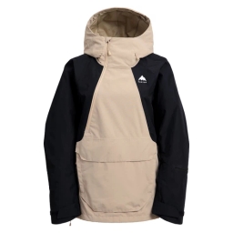 Damska Kurtka Snowboardowa Burton Reserve 2L Relaxed Anorak (Summit Taupe/True Black) FW26_9 thumbnail