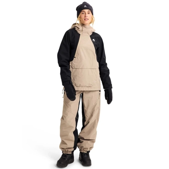 Damska Kurtka Snowboardowa Burton Reserve 2L Relaxed Anorak (Summit Taupe/True Black) FW26_3