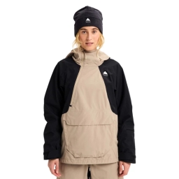 Damska Kurtka Snowboardowa Burton Reserve 2L Relaxed Anorak (Summit Taupe/True Black) FW26_1 thumbnail