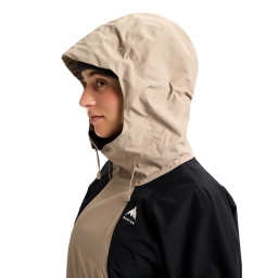Damska Kurtka Snowboardowa Burton Reserve 2L Relaxed Anorak (Summit Taupe/True Black) FW26_8 thumbnail