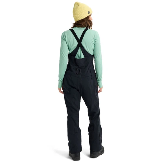 Damskie Spodnie Snowboardowe Burton Reserve 2L Stretch Bib (True Black) FW26_3 thumbnail