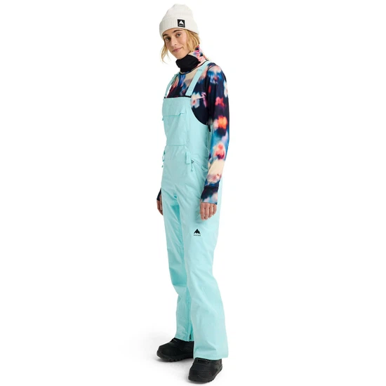Damskie Spodnie Snowboardowe Burton Reserve 2L Stretch Bib (Light Teal) FW26_1 thumbnail
