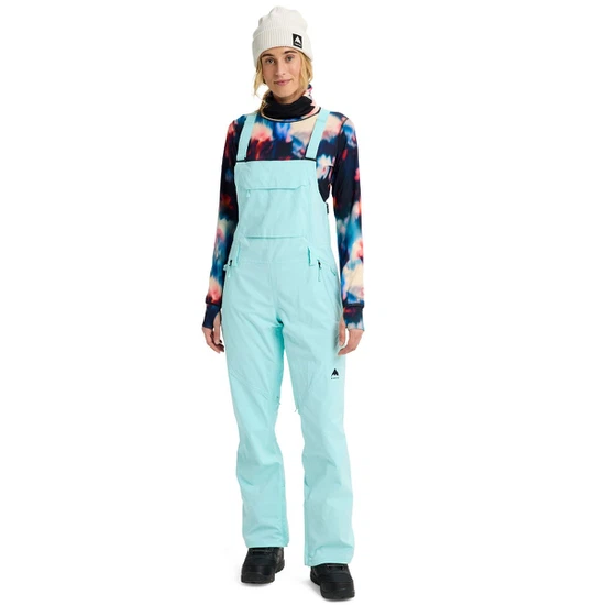 Damskie Spodnie Snowboardowe Burton Reserve 2L Stretch Bib (Light Teal) FW26_2 thumbnail
