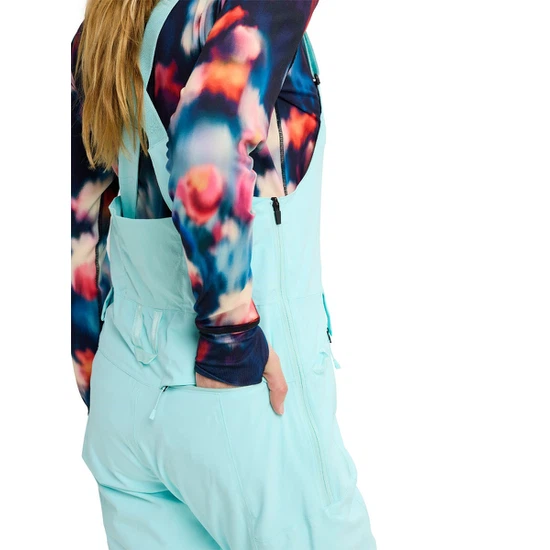 Damskie Spodnie Snowboardowe Burton Reserve 2L Stretch Bib (Light Teal) FW26_5 thumbnail