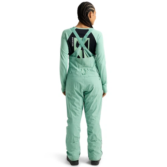 Damskie Spodnie Snowboardowe Burton Reserve 2L Stretch Bib (Soft Sage) FW26_3 thumbnail
