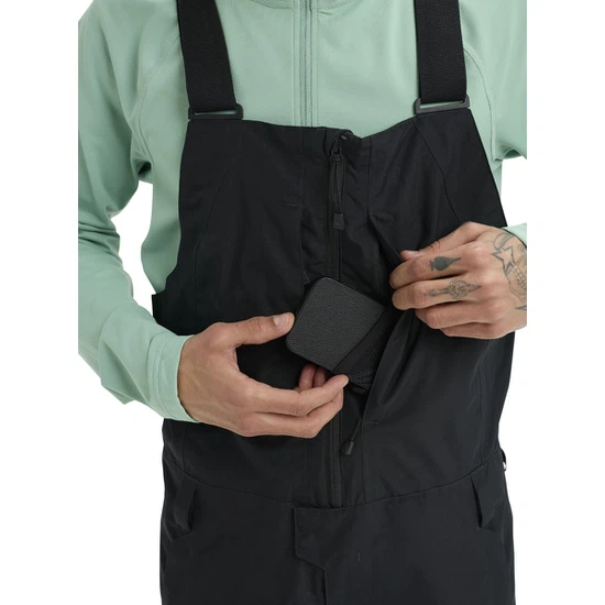 Spodnie Snowboardowe Burton Reserve 2L Relaxed Bib (True Black) FW26_4 thumbnail