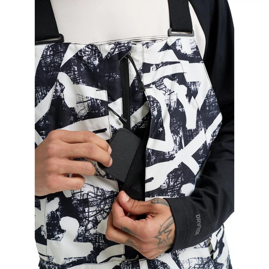 Spodnie Snowboardowe Burton Reserve 2L Relaxed Bib (City Streets) FW26_4 thumbnail