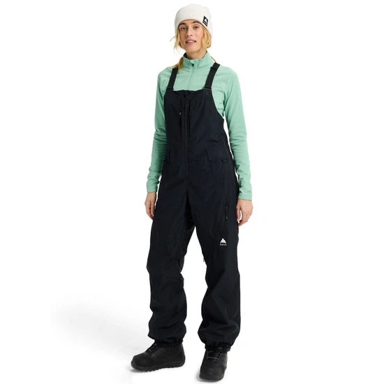 Damskie Spodnie Snowboardowe Burton Reserve 2L Bib (True Black) FW26_2