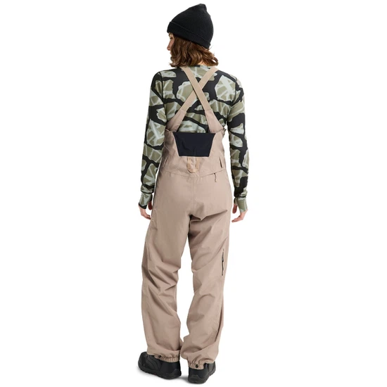 Damskie Spodnie Snowboardowe Burton Reserve 2L Bib (Summit Taupe) FW26_3