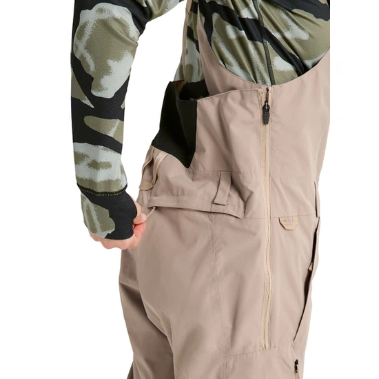 Damskie Spodnie Snowboardowe Burton Reserve 2L Bib (Summit Taupe) FW26_5 thumbnail