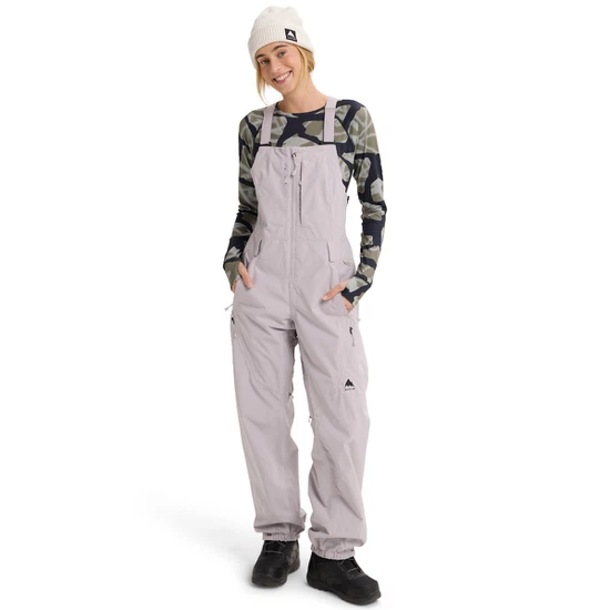 Damskie Spodnie Snowboardowe Burton Reserve 2L Bib (Washed Lavender) FW26_2 thumbnail