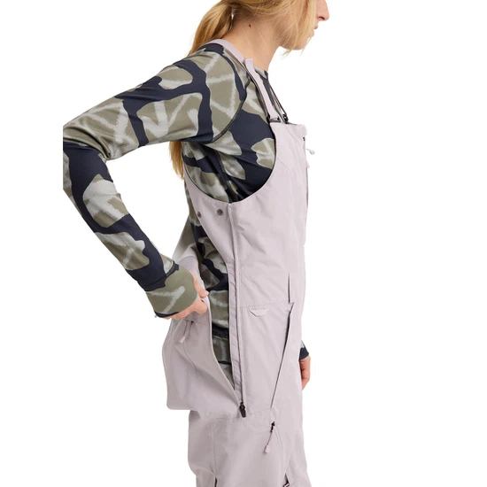 Damskie Spodnie Snowboardowe Burton Reserve 2L Bib (Washed Lavender) FW26_6