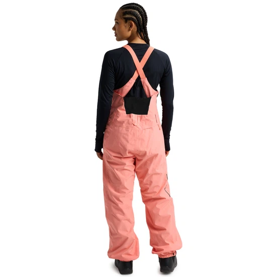 Damskie Spodnie Snowboardowe Burton Reserve 2L Bib (Sunrise Coral) FW26_2