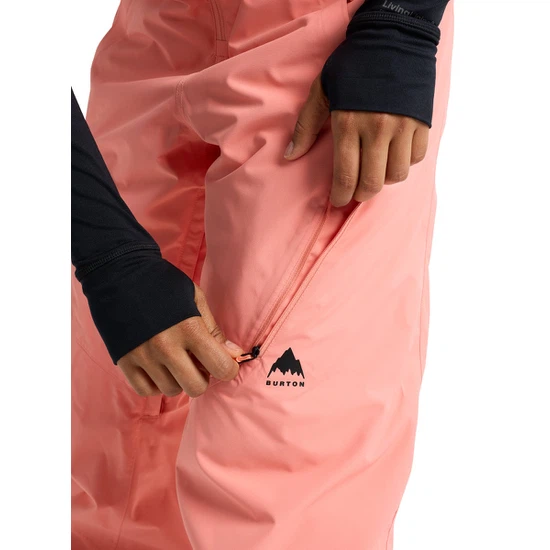 Damskie Spodnie Snowboardowe Burton Reserve 2L Bib (Sunrise Coral) FW26_6
