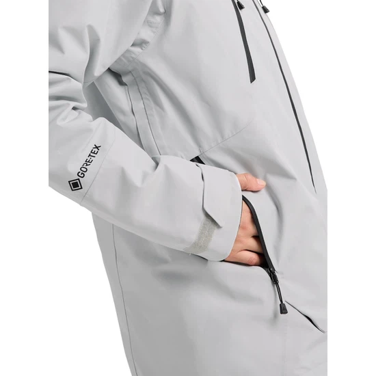 Damska Kurtka Snowboardowa Burton Reserve GORE-TEX 2L Insulated (Gray Cloud) FW26_4
