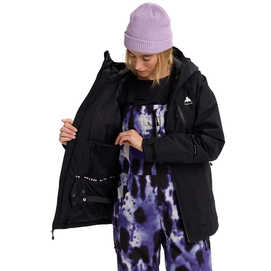 Damska Kurtka Snowboardowa Burton Reserve GORE-TEX 2L Insulated (True Black) FW26_7