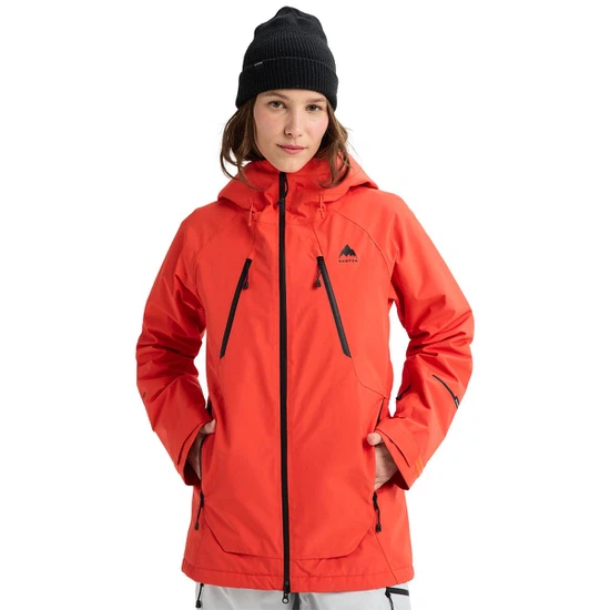 Damska Kurtka Snowboardowa Burton Reserve GORE-TEX 2L Insulated (Fiesta Red) FW26_1