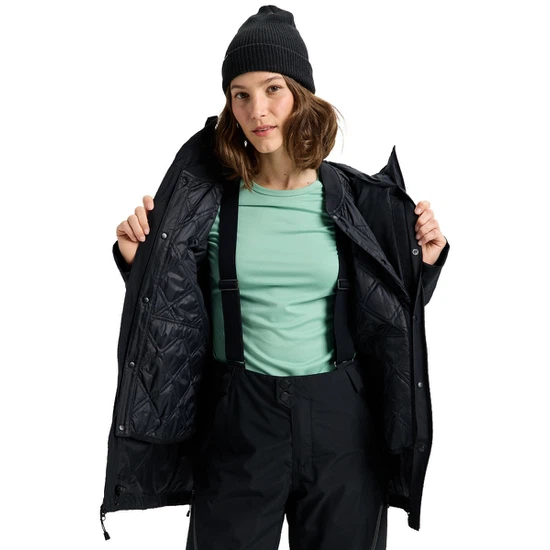 Damska Kurtka Snowboardowa Burton Reserve 2L 3 w 1 (True Black) FW26_4 thumbnail