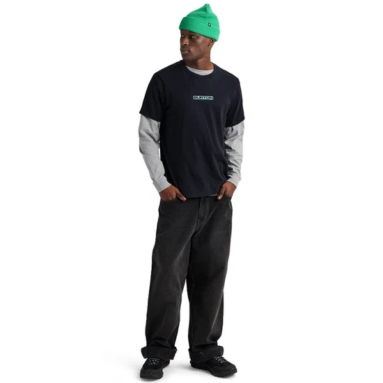 Koszulka From Burton to the World (True Black) SS26_3