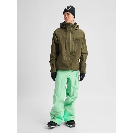 Kurtka Snowboardowa Burton AK GORE-TEX 3L Hover Stretch (Dried Moss) FW27_3